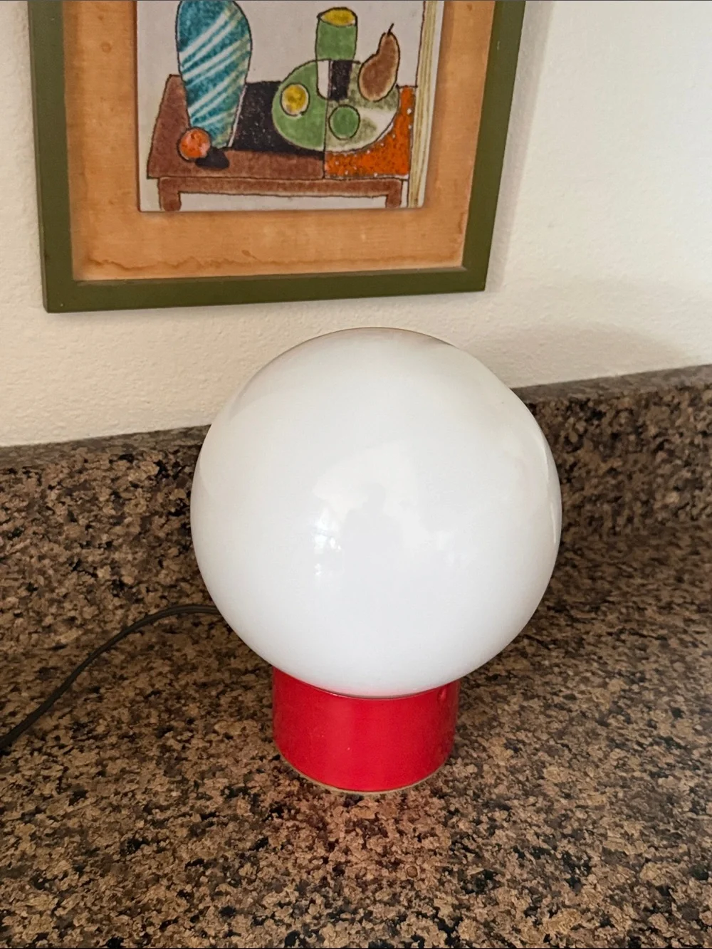 Vintage Space Globe lamp